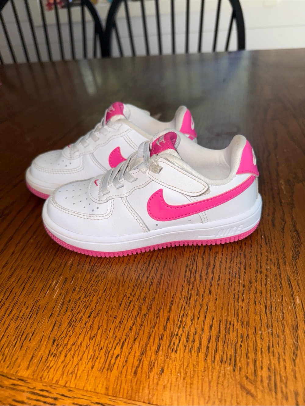 Nike Air Force 1 Low Easyon Pink/White Kids Sneakers FN0237-102 - SZ 10C